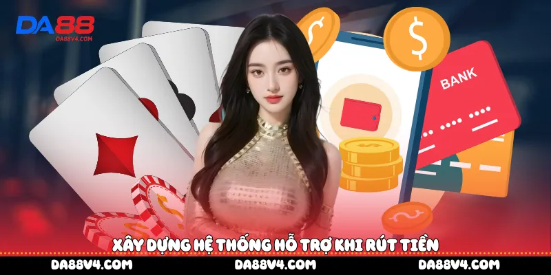 xây dựng hệ thống hỗ trợ khi rút tiền